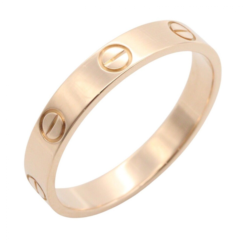 Cartier Mini Love Ring 18Kpg Pink Rose #309601C13B